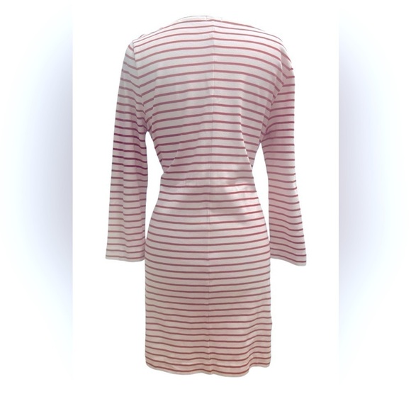 J.Crew T-shirt 👟dress long sleeve red and white - Picture 4 of 6